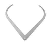 Clay Calipers Tool - Stainless Steel Pottery Measuring Calipers, Inside Outside Sculpture Gauge, Anti Slip Modeling Tool | Precision Shaping Measuring Device For Women Men Professionals Pottery Sculpt