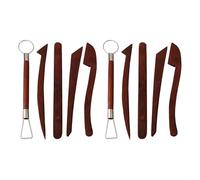 Clay Carving and Modeling Tools Designed for Initial Stage Pottery Work Including Shaping Scraping and Detailing Wet or Leather-Hard Clay