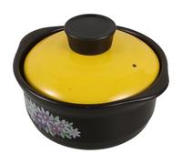 Clay Casserole 1.3l with Double Handles for Braising Soup