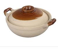 Clay Casserole Pot Terracotta Stew Pot Ceramic Casserole Clay Cooking Pot - Uniform Heating, Thermal Storage, Solid and Beautiful, Easy to Clean-Capacity-0.8 L