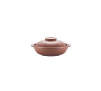 Clay Cooking Pots and Bibimbap Bowl Set - Mud Pots for Cooking, Unglazed Earthenware Pot for Stone Soup, Casserole Dish with Lid, Natural Stone Bowl, 砂锅 (68oz),T0.5,A