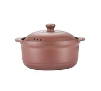 Clay Cooking Pots and Bibimbap Bowl Set - Mud Pots for Cooking, Unglazed Earthenware Pot for Stone Soup, Casserole Dish with Lid, Natural Stone Bowl, 砂锅 (68oz),T3,F