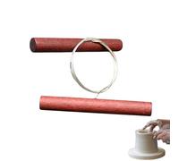 Clay Cutting Wire - Pottery Wire Cutter, Cutting Wire | Stainless Steel Clay Wire Cutter with Wooden Handle, Pottery Wheel Tools for Ceramic & Pottery Artists, Multifunctional Pottery Supplies
