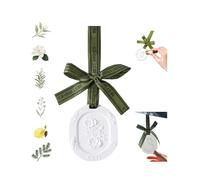 Clay Disk Essential Oil, Passive Diffusers for Essential Oils, 6 Aroma Flower Car Passive Essential Oil Diffuser for Cars, Room, Office, Improves Sleep, Relieves Stress, Non Electric Improves Sleep