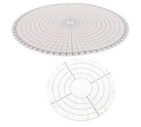Clay Dividing Template for Ceramic Artists, Angle Marking Tool | Plastic Acrylic Build, Trimming Shaping Aid, for Pottery Wheel Use and Underglaze Patterns