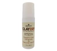Clay Dry Natural Roll-On Deodorant, 3 oz (89 ml) - Zion Health