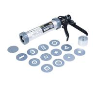 Clay Extruder, Clay Gun Tool is Assigned 13 Different Discs, Hand-Held Clay Extruder Gun for Sculpturing and Crafting