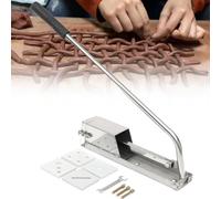Clay Extruder, Manual Stainless Steel Mud Tool with Multiple Modules for Crafting, Baking, and Sculpting Molding