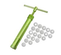 Clay Extruder with 20 Tips Rotary Molding Tool Set Fondant Press Sugar Paste Extruder Fondant Carving Decorating Tools Fondant Press Clay Extruder Cake Decorating Tools Sugar Paste Extruder