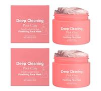 Clay Face Mask for Daily Cleansing Care - Gentle Purifying Mud Mask for Fresh Skin Feel - Supports Smooth Texture & Skincare Routine Use (2pcs)