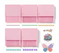 Clay Gel Ball Maker Tool, Nail Art Bead Roller for 3D Gel Flowers | 1mm 2mm 3mm 4mm 5mm Sphere Shaper Roller Tool, Polymer Clay Bead Maker, Bead Molds for Clay