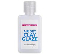 Clay Glaze 50ml Gloss Varnish - Clear, Water-Based Sealer for Polymer Clay, Air Dry Clay & Crafts - High-Gloss Finish, Non-Toxic Clay Varnish for DIY, Jewelry & Modeling Projects