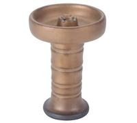 Clay Hookah Bowl with Central Big Funnel Perfect Work with Heat Management System and Foils Hookah Accessories(A Style)