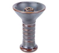 Clay Hookah Bowl with Central Big Funnel Perfect Work with Heat Management System and Foils Hookah Accessories(C Style)