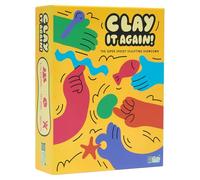 Clay It Again: The Hilarious Dough Sculpting Party Game | Quick to Learn, Fast-Paced Fun for Kids, Teens & Adults | Includes 6 Pots of Modelling Dough
