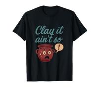 Clay It Ain't So Comic Retro Script T-Shirt