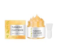 Clay Mask for Oily Skin Moisturising Clay Mask 50 g - Paintable Cleansing Cream with Brush Firming Face Care for Sensitive Skin Night Home Travel Women Men