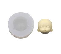 Clay Mold 3D Doll Human Face Mold Silicone Chocolate Candy Mold Cake Decor