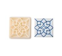 Clay Mold for Jewelry Making, Square Pattern Embossing Cutter for Earrings, Pendants and Charm Pieces Use Square Clay Cutter Mold Embossing Jewelry Tool Stamp Pendant Charm Earring Maker Press