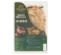 Clay Oven Bakery Garlic & Coriander Naan Breads 240g