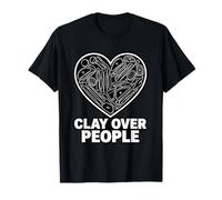 Clay Over People Pottery Humor Ceramic Artist T-Shirt