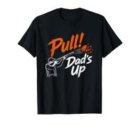 Clay Pigeon Dad Who Never Misses Target Range Skeet Trap T-Shirt