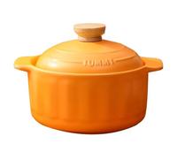 Clay Pot for Cooking.Earthenware Pot Stew Pot High Temperature Resistance Non-Stick Pan Ceramics Casserole for Home(3L)