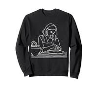 Clay Pot Line Art Potter Sweatshirt