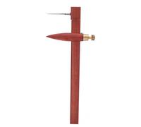 Clay Pottery Cutter Ruler, Pottery Compass Circle Cutter, Adjustable Diameter Stainless Steel Ceramic Compass Tool with Wooden Handle for Clay Artists and Hobbyists