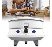 Clay Pottery Machine, Electric Pottery Wheel Machine with Removable Water Pots&12pcs Shaping Tools, 0-200 R/min Infinitely Variable Speed, Forward/Reverse Rotation, for Pottery DIY Shops