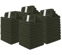 Clay Roberts Microfibre Cleaning Cloths, 40cm x 30cm - Pack of 40, Sage Green, Machine Washable, Polishing, Waxing & Dusting Cloth, Lint-Free, Kitchen Towel, Car Cleaning, Microfiber