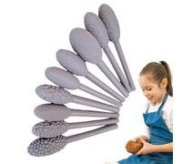 Clay Roller Set For Ceramics - 9 Oval Texture Printing Tools, Handmade Ceramic Accessories | Detailed Pattern Modeling Equipment For Sculpture Workshops