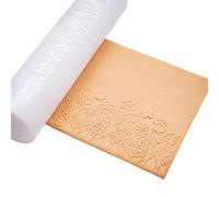 Clay Rolling Pin for Handmade Earrings and Plant Embossing Acrylic Soft Clay Texture Roller Jewelry Tool Cutting Tool with Patterns