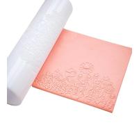 Clay Rolling Pin for Handmade Earrings and Plant Embossing Acrylic Soft Clay Texture Roller Jewelry Tool Polymer Pattern Roller