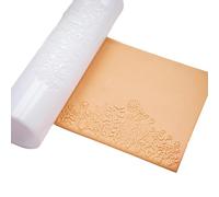 Clay Rolling Pin for Handmade Earrings and Plant Embossing Acrylic Soft Texture Roller Jewelry Tool Acrylic Texture Roller