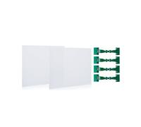 Clay Screen for Pottery Tool 34x9 Inch Protection Shield with Mechanical Clamp for Wheel