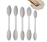 Clay Sculpting Tools, Clay Sculpting Tools,Ceramic Roller 5 Piece Textured Rolling Pin | Clay Art Supplies Versatile Modeling Rolling Rod for Artistic Miniatures