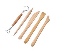 Clay Sculpting Tools, Modeling Tools - 5 Ceramic Tools - Wood Ceramic Tools, Ceramic Sculpture Tool, Ceramic Tools for It