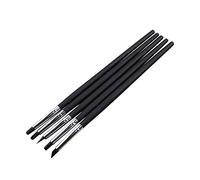 Clay Sculpting Tools - Professional Silicone Rubber Tip Paint Pens Brushes, Durable Metal Casings, Soft Silicone Tips for Shaping Modeling Wipe Out
