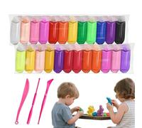 Clay Sculpture Kit For Children,Clay Sculpting For Children | Non-Sticky Plasticine Vibrant Colors Creative Crafts For Home School Classroom Girls And Adults