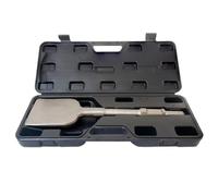 Clay Spade for Breaker 1PC 65A Electric Chisel With Hexagonal Handle Alloy Widened Shovel Head Large/Peach heart/Flat Mouth Concrete(TypeC)