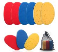 Clay Sponges for Clay, Boyistar Ceramics Pottery Clay Sponge for Shaping and Clean Sponge with 3-Density Clay Sponge Artists Sponge for Pottery Modeling Sculpting with Mesh Bag (9)