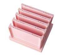 Clay Strip Extrusion Tool with 5 Interchangeable Dies And Scale, Pink