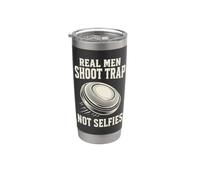 Clay Target Shooter Trap Shooting Stainless Steel Insulated Tumbler