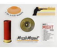 Clay Target Shooting Stickers - Waterproof Stickers for Trap, Skeet, Sporting Clays, Five Stand