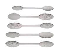 Clay Texture Roller - Pottery Tool Kit for Creative Clay Work | Versatile 5pcs Resin Set with Patterned Design & Comfortable Handling for Beginners, Sculpting, Modeling and Hand Building