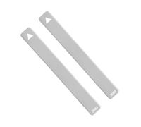 Clay Thickness Ruler,2PCS 2/3/4/5/6mm Acrylic Polymer Clay Rolling Depth Guide,Clay Roller Guides Polymer Clay Thickness Guides Sticks Pottery Tools for Clay DIY Crafts (Clear 3mm)