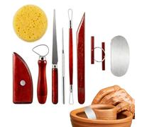 Clay Tools Sculpting - 9-Piece Ceramic Crafts Making Kit,Sculpting Tools Modeling Clay - for Beginners Professionals Crafts Sculpture Home Decor Projects DIY
