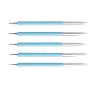 Clay Tools Sculpting, Air Dry Clay Tools, Pottery Polish & Decoration Products, 5 Pieces Double Tipped Silicone Clay Sculpting Tools, Point Drill Pen For Young, Old, Professionals