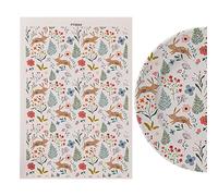 Clay Transfer Paper, Ceramic Transfer Paper, Flower Stomer Leaves, Rustic Handmade Flower Decals, Water Soluble, Colourful Transfer Paper for Crafts, Ceramics, Adults, Po